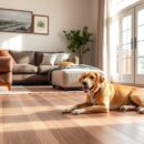 Podłoga przy psie: jak wybrać i dbać o powierzchnię odporną na sierść i zabrudzenia