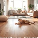Podłoga w mieszkaniu z kotem: jak wybrać trwałe i bezpieczne rozwiązanie odporne na zarysowania i wilgoć
