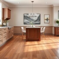 Podłoga w kuchni z aneksem – jak połączyć estetykę i funkcjonalność dwóch stref w jednej przestrzeni?